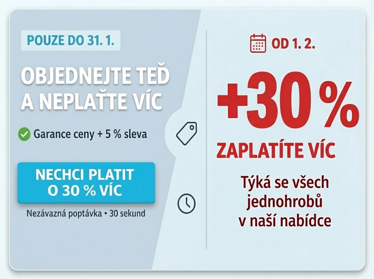 Jednoroby zdražení 30%